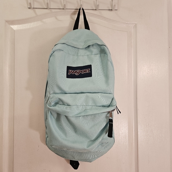 JANSPORT seafoam light green BACKPACK - Picture 1 of 10